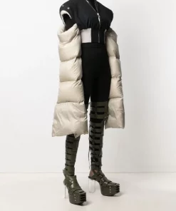 ( Positively Conscious ) Rick Owens Veste Babel Tatlin à Manches Amples 090861 BLACK/ PEARL/ OYSTER -Rick Owens Soldes 16599702 32634948 600