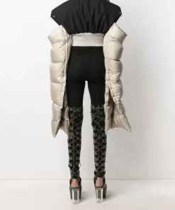 ( Positively Conscious ) Rick Owens Veste Babel Tatlin à Manches Amples 090861 BLACK/ PEARL/ OYSTER -Rick Owens Soldes 16599702 32634950 600