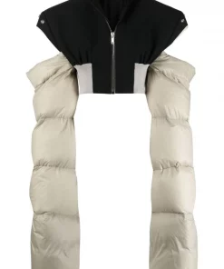 ( Positively Conscious ) Rick Owens Veste Babel Tatlin à Manches Amples 090861 BLACK/ PEARL/ OYSTER