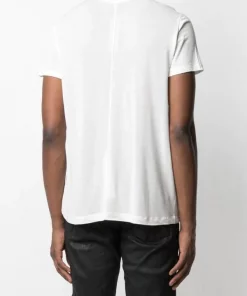 Rick Owens T-shirt à Col Rond Homme -Rick Owens Soldes 16624843 32670571 600