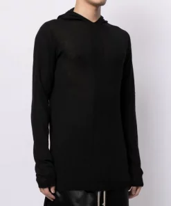 Rick Owens Hoodie à Coupe Mi-longue Homme -Rick Owens Soldes 16629284 32850101 600