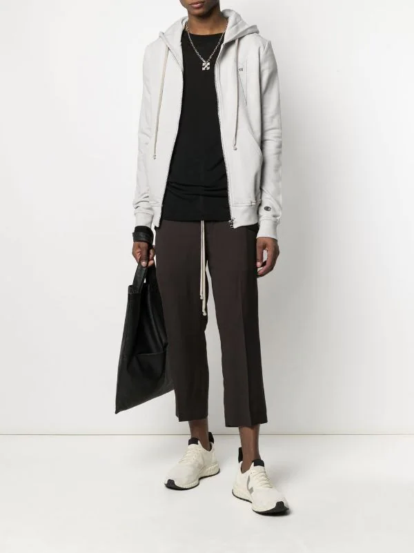 ( Positively Conscious ) Rick Owens Veste à Capuche à Lien De Resserrage Homme 4 ( Positively Conscious ) Rick Owens Veste à Capuche à Lien De Resserrage Homme – Image 2