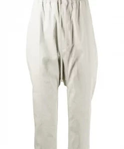 Rick Owens Pantalon Sarouel Court Homme