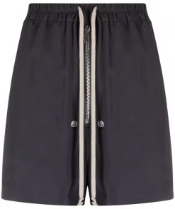 Rick Owens 76 - PLUM Bermuda Ă Lien De Resserrage Femme