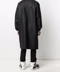 Rick Owens Duffle-coat Long 09 BLACK -Rick Owens Soldes 16780469 33297307 600