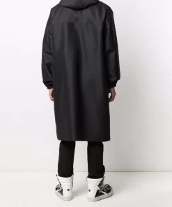 Rick Owens Duffle-coat Long 09 BLACK -Rick Owens Soldes 16780469 33297325 600