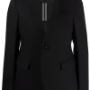 Rick Owens Blazer En Laine à Simple Boutonnage Homme -Rick Owens Soldes 16817179 33376724 600