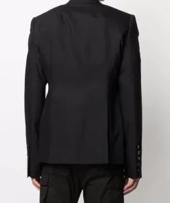Rick Owens Blazer En Laine à Simple Boutonnage Homme 10 Rick Owens Blazer En Laine à Simple Boutonnage Homme -Rick Owens Soldes 16817179 33378306 600
