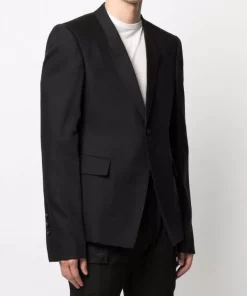Rick Owens Blazer En Laine à Simple Boutonnage Homme 9 Rick Owens Blazer En Laine à Simple Boutonnage Homme -Rick Owens Soldes 16817179 33378307 600
