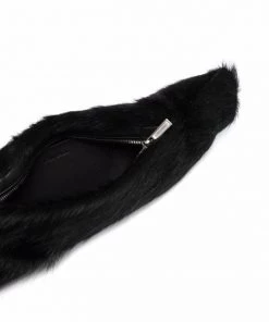 Rick Owens 09 BLACK Pochette En Fourrure Femme -Rick Owens Soldes 16830526 34802905 600