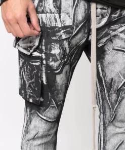 Rick Owens Pantalon Mastodon à Poches Cargo 119 MILK/BLACK 13 Rick Owens Pantalon Mastodon à Poches Cargo 119 MILK/BLACK -Rick Owens Soldes 16832286 35779898 600