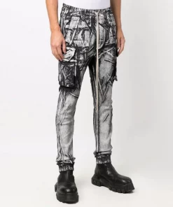 Rick Owens Pantalon Mastodon à Poches Cargo 119 MILK/BLACK 11 Rick Owens Pantalon Mastodon à Poches Cargo 119 MILK/BLACK -Rick Owens Soldes 16832286 35780973 600