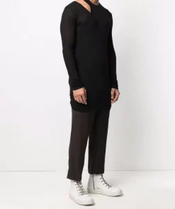 ( Nouvelle Collection ) Rick Owens T-shirt Banana Nervuré Homme -Rick Owens Soldes 16832349 33443950 600