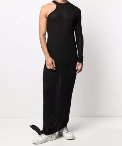 ( Nouvelle Collection ) Rick Owens T-shirt Banana Nervuré Homme -Rick Owens Soldes 16832349 33443955 600