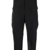 ( Nouvelle Collection ) Rick Owens Pantalon Court à Poches Multiples 09 BLACK -Rick Owens Soldes 16832367 33818644 600