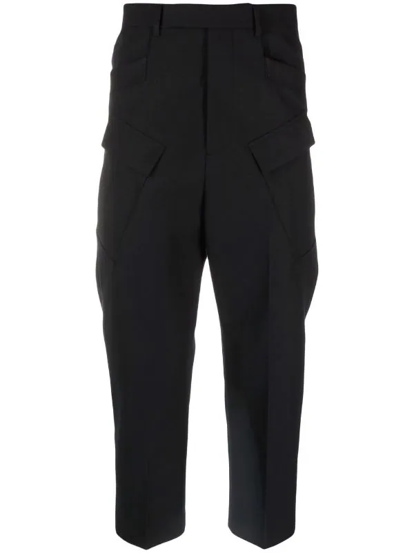 ( Nouvelle Collection ) Rick Owens Pantalon Court à Poches Multiples 09 BLACK 3 ( Nouvelle Collection ) Rick Owens Pantalon Court à Poches Multiples 09 BLACK