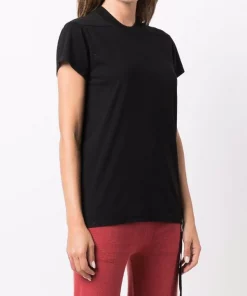 Rick Owens 09 BLACK T-shirt à Encolure Ronde Femme -Rick Owens Soldes 16832499 33842010 600