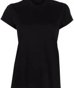Rick Owens 09 BLACK T-shirt à Encolure Ronde Femme