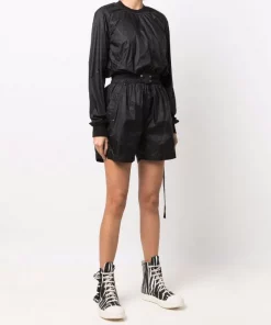 ( Positively Conscious ) Rick Owens Combinaison Banana Courte 09 BLACK -Rick Owens Soldes 16832525 35964826 600