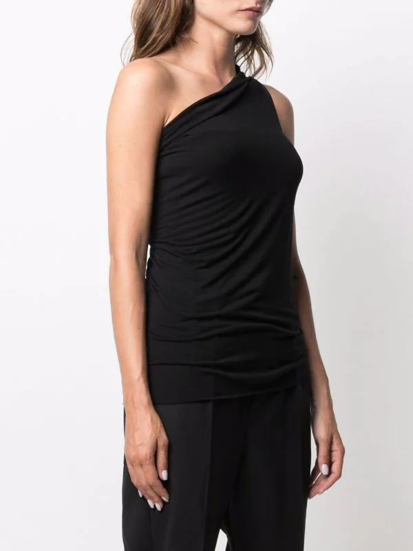 ( Nouvelle Collection ) Rick Owens Blouse Athena Drapée 09 BLACK 5 ( Nouvelle Collection ) Rick Owens Blouse Athena Drapée 09 BLACK – Image 3