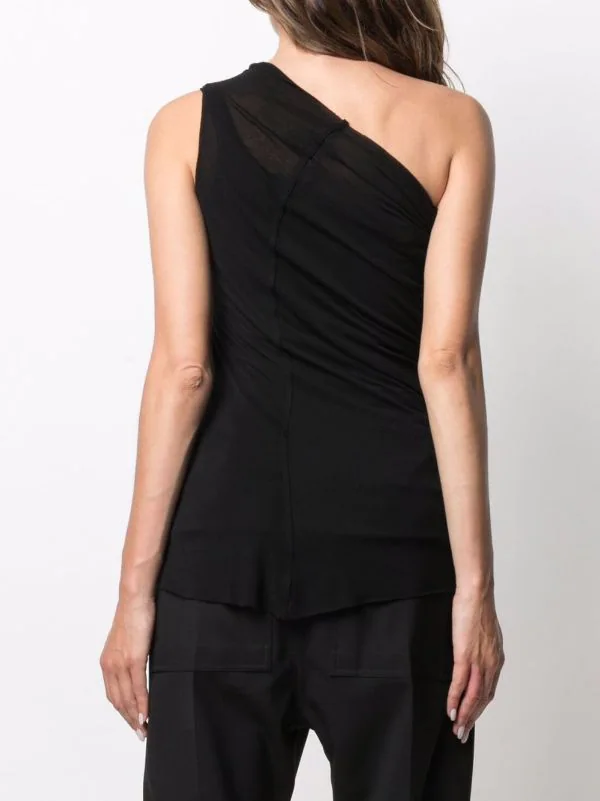 ( Nouvelle Collection ) Rick Owens Blouse Athena Drapée 09 BLACK 6 ( Nouvelle Collection ) Rick Owens Blouse Athena Drapée 09 BLACK – Image 4