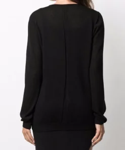 Rick Owens Pull à Col V Femme -Rick Owens Soldes 16832660 33419825 600