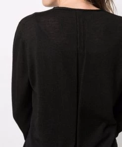 Rick Owens Pull à Col V Femme -Rick Owens Soldes 16832660 33420451 600