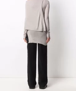 Rick Owens Haut Asymétrique En Maille Femme -Rick Owens Soldes 16832679 33682311 600