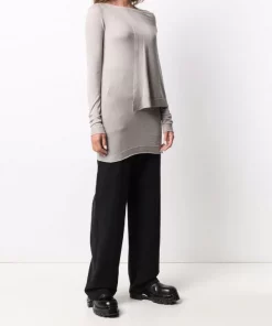 Rick Owens Haut Asymétrique En Maille Femme -Rick Owens Soldes 16832679 33683227 600