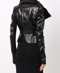 Rick Owens Veste De Moto à Empiècements Nervurés Femme 10 Rick Owens Veste De Moto à Empiècements Nervurés Femme -Rick Owens Soldes 16832706 34094928 600