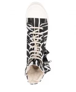 Rick Owens 92111 BLACK/NATURAL/MILK/MILK Baskets Montantes à Imprimé Zèbre Femme 9 Rick Owens 92111 BLACK/NATURAL/MILK/MILK Baskets Montantes à Imprimé Zèbre Femme -Rick Owens Soldes 16832753 36520236 600