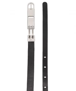 ( Nouvelle Collection ) Rick Owens Ceinture à Boucle 09 BLACK -Rick Owens Soldes 16859885 33806671 600