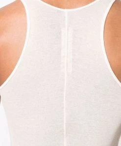 ( Nouvelle Collection ) Rick Owens 21 NATURAL Débardeur Nervuré Homme -Rick Owens Soldes 16859888 33769931 600