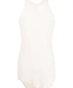 ( Nouvelle Collection ) Rick Owens 21 NATURAL Débardeur Nervuré Homme