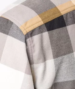 ( Nouvelle Collection ) Rick Owens Chemise Larry à Boutons Pressions 34P DUST PLAID -Rick Owens Soldes 16859891 33789376 600