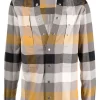 ( Nouvelle Collection ) Rick Owens Chemise Larry à Boutons Pressions 34P DUST PLAID -Rick Owens Soldes 16859891 33789384 600