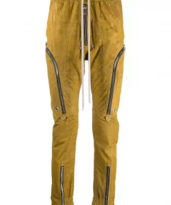 ( Nouvelle Collection ) Rick Owens 72 SULPHATE Pantalon Bauhaus à Poches Cargo Homme