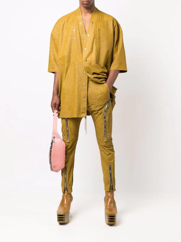 ( Nouvelle Collection ) Rick Owens 72 SULPHATE Pantalon Bauhaus à Poches Cargo Homme 4 ( Nouvelle Collection ) Rick Owens 72 SULPHATE Pantalon Bauhaus à Poches Cargo Homme – Image 2