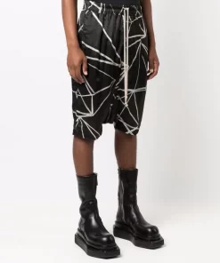 ( Nouvelle Collection ) Rick Owens 0921 BLACK/natural Short Sarouel Imprimé Homme 11 ( Nouvelle Collection ) Rick Owens 0921 BLACK/natural Short Sarouel Imprimé Homme -Rick Owens Soldes 16859907 33767712 600