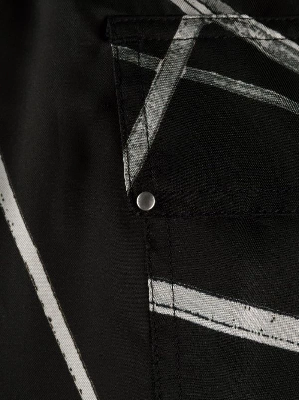 ( Nouvelle Collection ) Rick Owens 0921 BLACK/natural Short Sarouel Imprimé Homme 9 ( Nouvelle Collection ) Rick Owens 0921 BLACK/natural Short Sarouel Imprimé Homme – Image 7