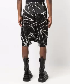 ( Nouvelle Collection ) Rick Owens 0921 BLACK/natural Short Sarouel Imprimé Homme 12 ( Nouvelle Collection ) Rick Owens 0921 BLACK/natural Short Sarouel Imprimé Homme -Rick Owens Soldes 16859907 33768964 600