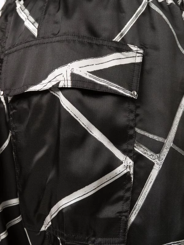 ( Nouvelle Collection ) Rick Owens 0921 BLACK/natural Short Sarouel Imprimé Homme 7 ( Nouvelle Collection ) Rick Owens 0921 BLACK/natural Short Sarouel Imprimé Homme – Image 5