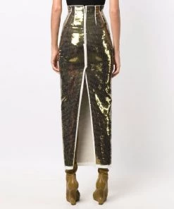 ( Nouvelle Collection ) Rick Owens Jupe Crayon AI à Sequins Femme -Rick Owens Soldes 16859956 33783930 600