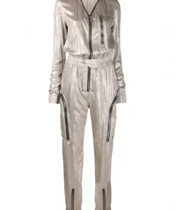 ( Nouvelle Collection ) Rick Owens Combinaison Bauhaus Larry 98 WARM SILVER