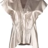 ( Nouvelle Collection ) Rick Owens Blouse Naska En Cuir 98 WARM SILVER 1 ( Nouvelle Collection ) Rick Owens Blouse Naska En Cuir 98 WARM SILVER -Rick Owens Soldes 16859964 33769510 600