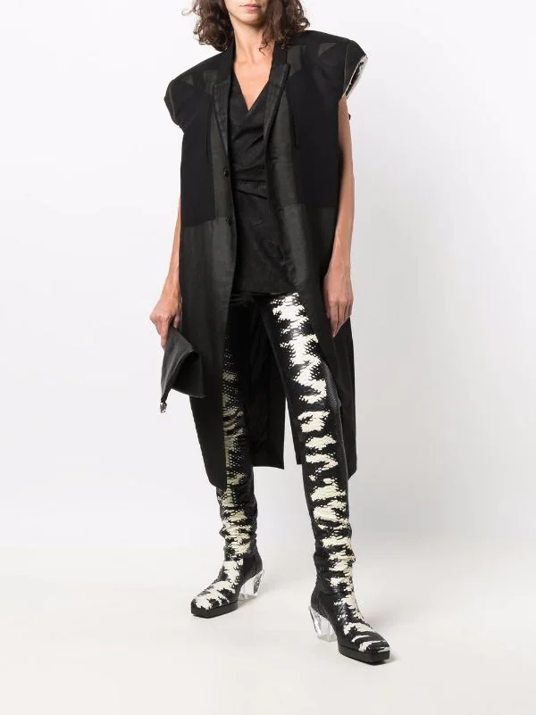 ( Nouvelle Collection ) Rick Owens Manteau SL Jumbo Tatlin Sans Manches 09 BLACK 4 ( Nouvelle Collection ) Rick Owens Manteau SL Jumbo Tatlin Sans Manches 09 BLACK – Image 2