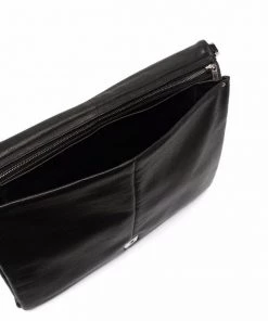 ( Nouvelle Collection ) Rick Owens 09 BLACK Sac Porté épaule Beveled Femme -Rick Owens Soldes 16860280 34301935 600