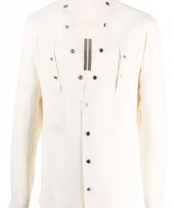 ( Nouvelle Collection ) Rick Owens Chemise Larry à Manches Longues Homme