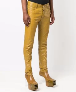 Rick Owens Jean Tyrone à Taille Mi-haute 72 SULPHATE -Rick Owens Soldes 16860354 33769611 600