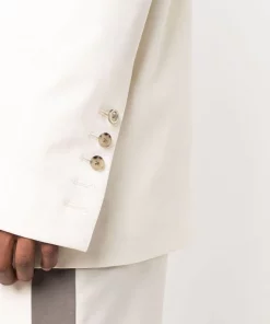 Rick Owens Blazer à Col Châle 2134 NATURAL/DUST -Rick Owens Soldes 16860357 33787741 600